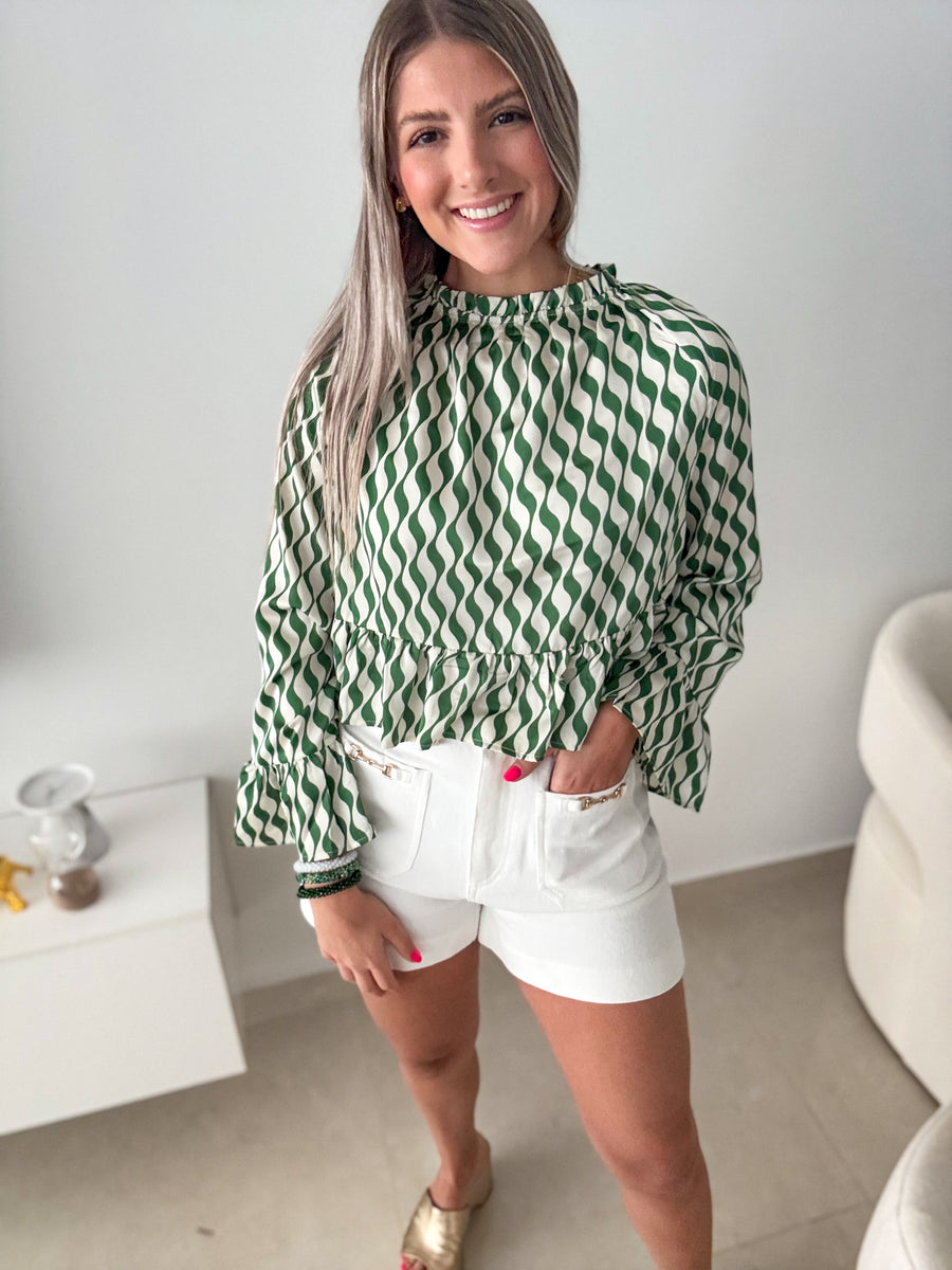 WHITE HORSELINK SHORTS