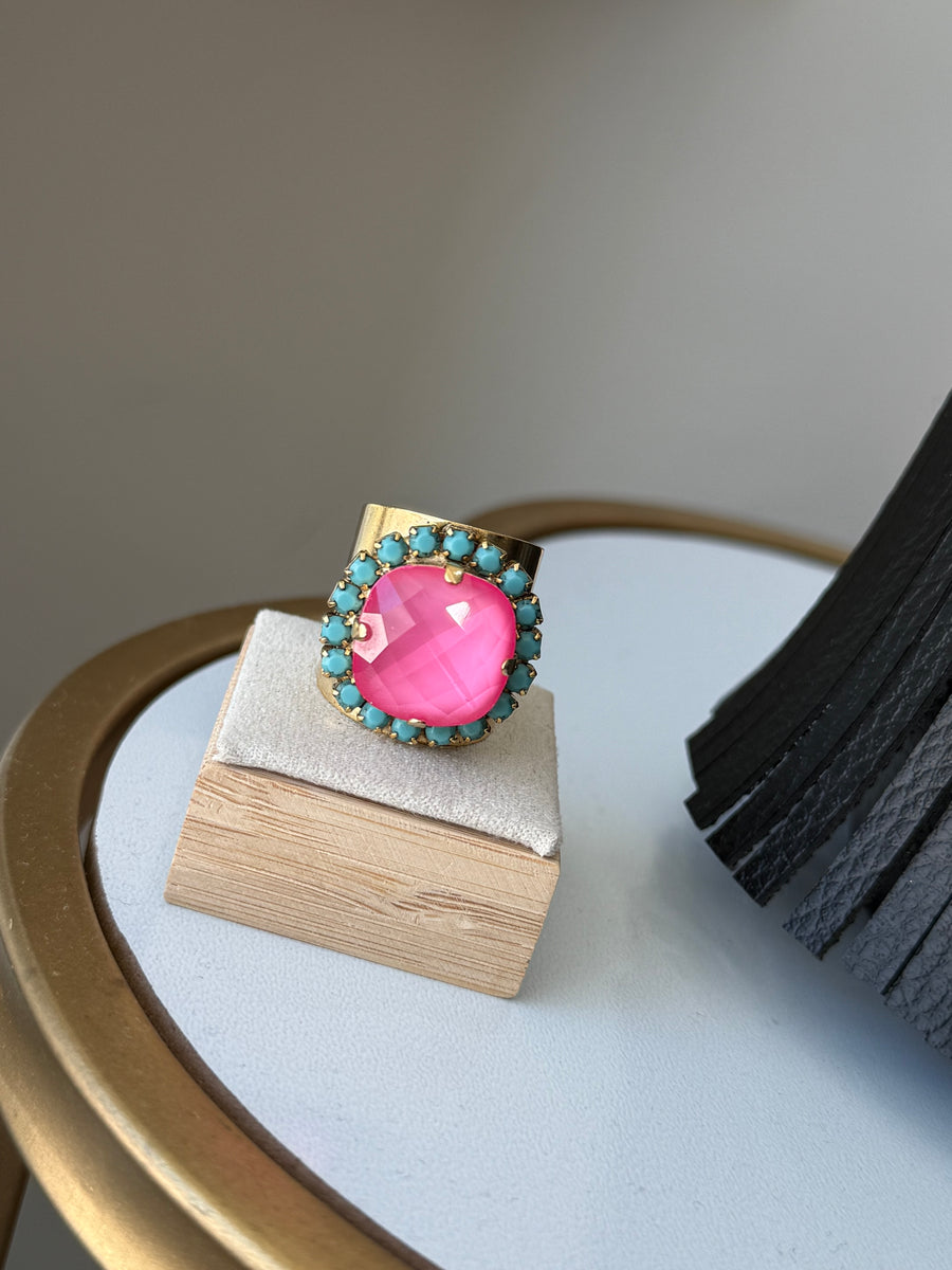 CAMBRIE IN PINK/TURQUOISE