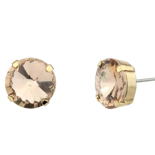 BASIC STUDS IN LIGHT PINK/GOLD