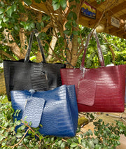 VEGAN LEATHER TOTE BAGS