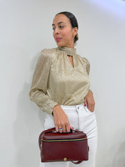 GOLD LUREX GLAM BLOUSE