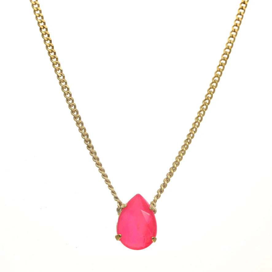 LUMI NECKLACE IN ELECTRIC PINK SUMMER
