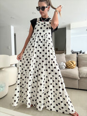 POLKA DOT OVERALL JUMPSUIT
