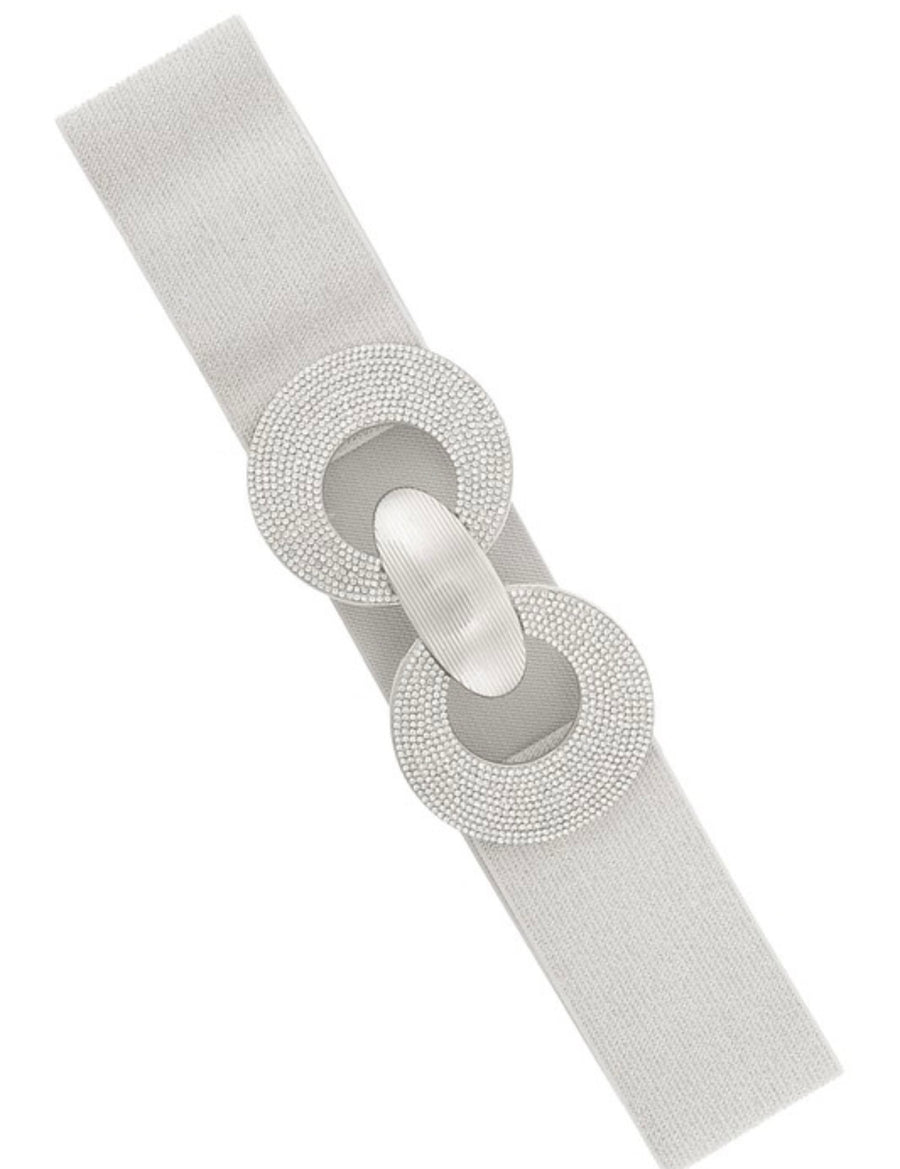 DOUBLE CIRCLE RHINESTONE BELT