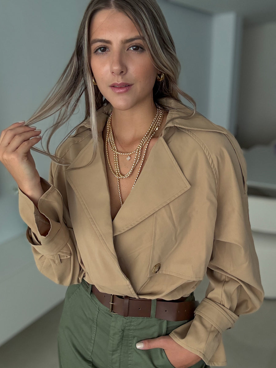 KHAKI CASUAL JACKET