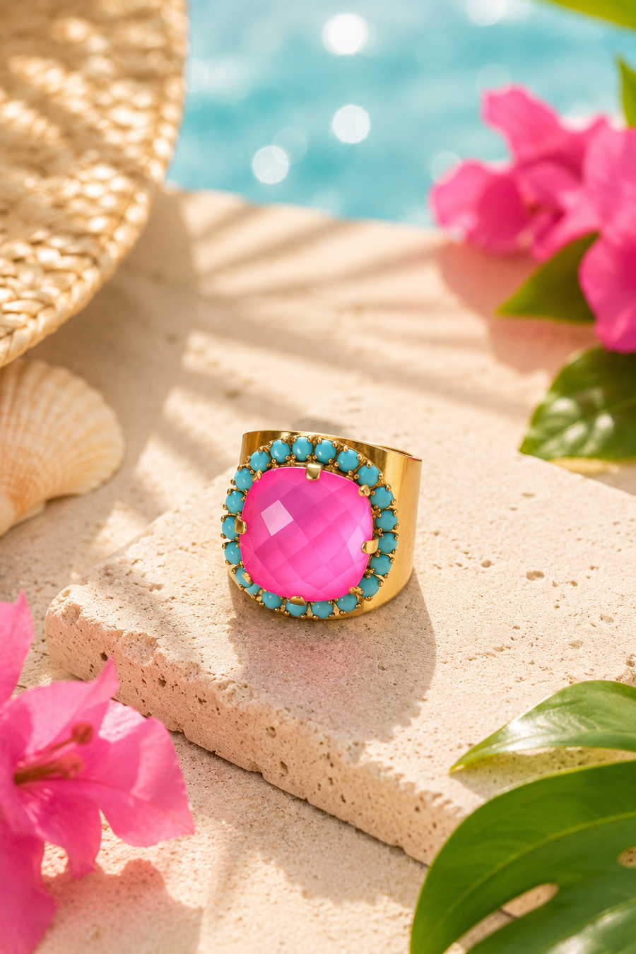 CAMBRIE IN PINK/TURQUOISE