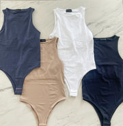DOUBLE LAYERED SLEEVELESS BODYSUIT