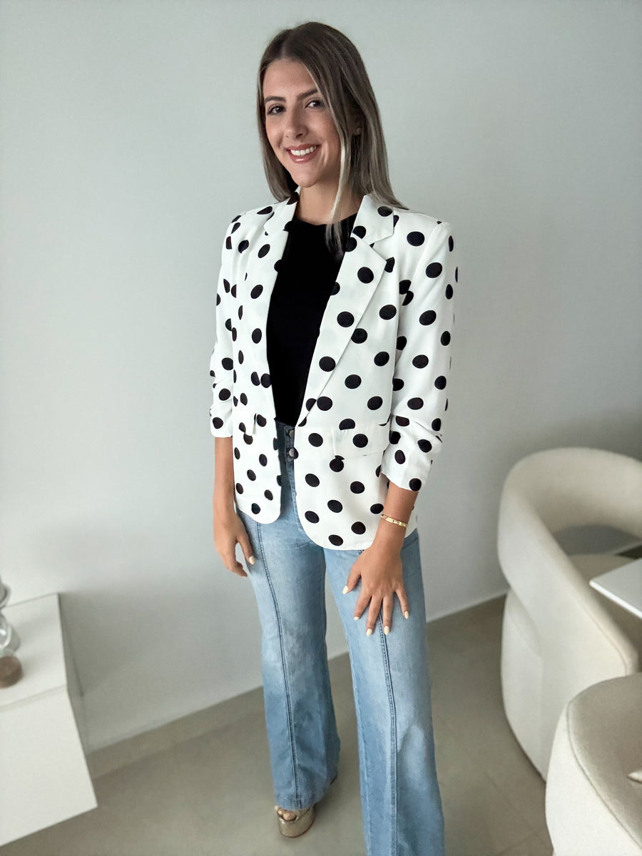 POLKA DOT BLAZER