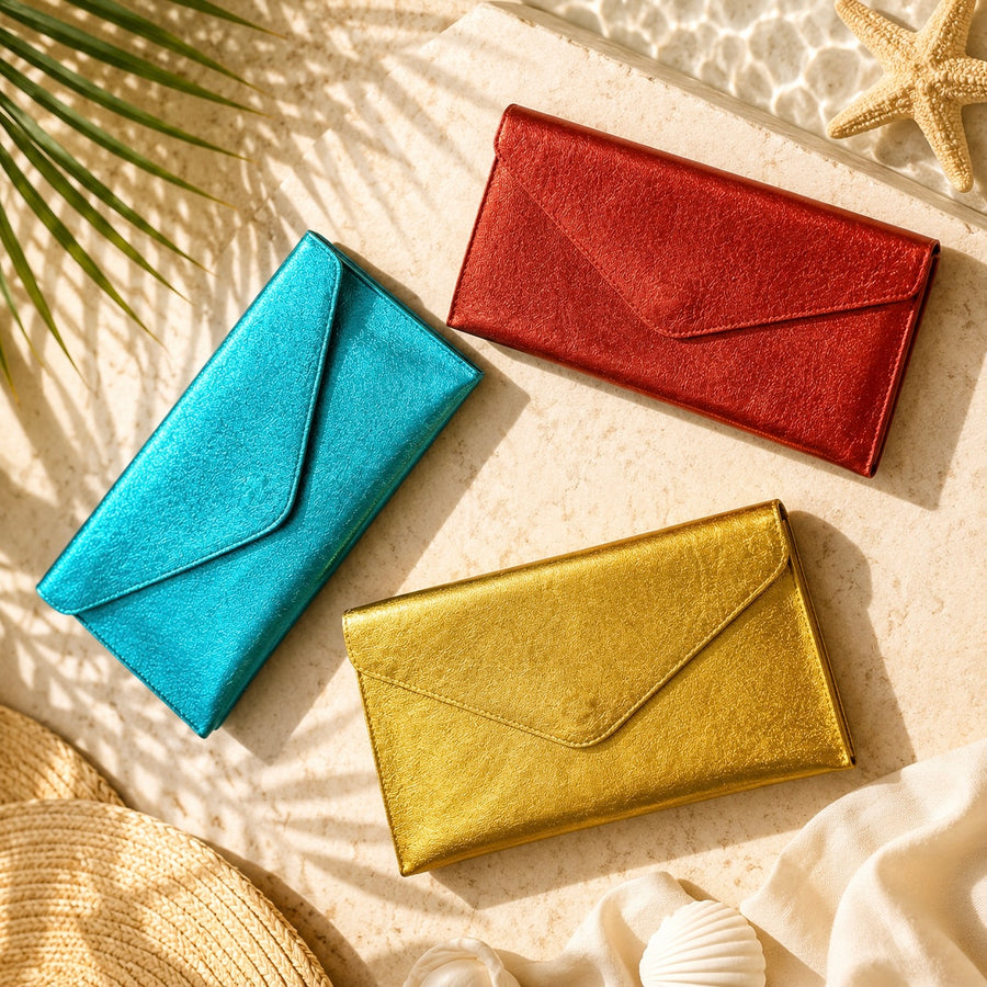 METALLIC ENVELOPE BAG