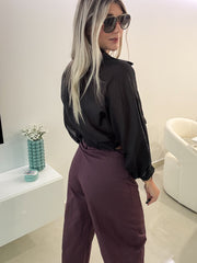 SHEER KNOT BLOUSE