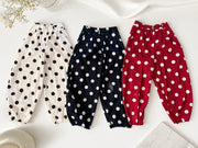 POLKA DOT BARREL PANTS