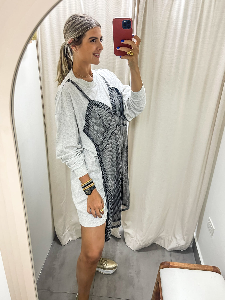 TSHIRT SEQUIN DRESS Pampas Fashion Boutique TSHIRT SEQUIN DRESS Pampas Fashion Boutique