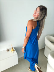 PIA BLUE RACERBACK TOP & PANT SET