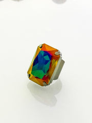 SOLEIL RING IN MAJESTIC GREEN BRANDY