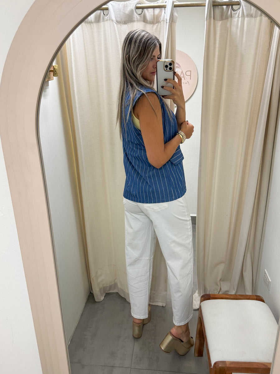 WHITE STRETCHY JEANS