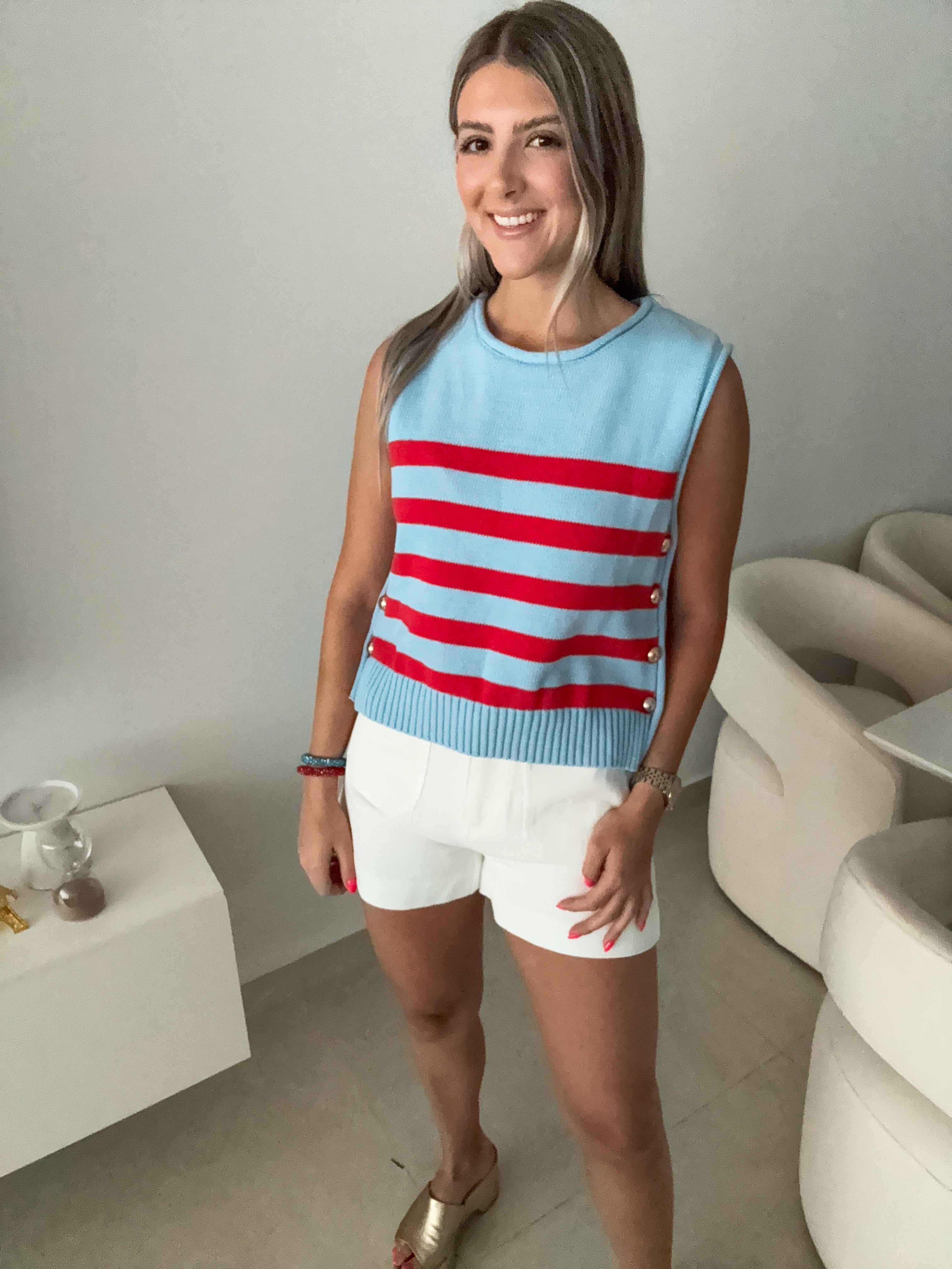 WHITE HORSELINK SHORTS