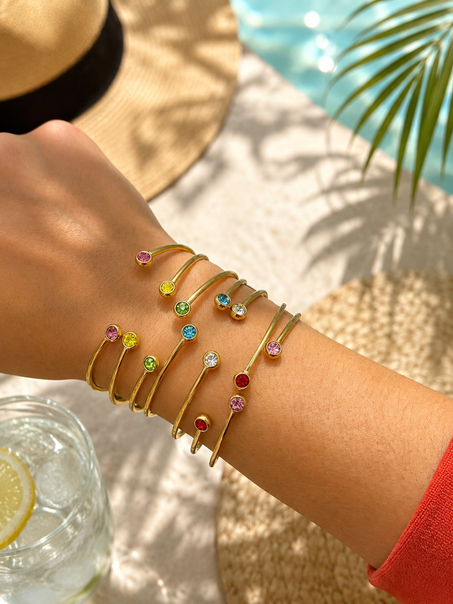 CUBIC ZIRCONIA BANGLES
