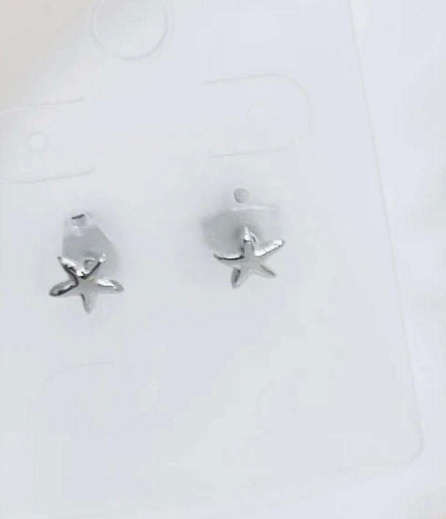 SEA STAR MINI EAR STUD EARRINGS