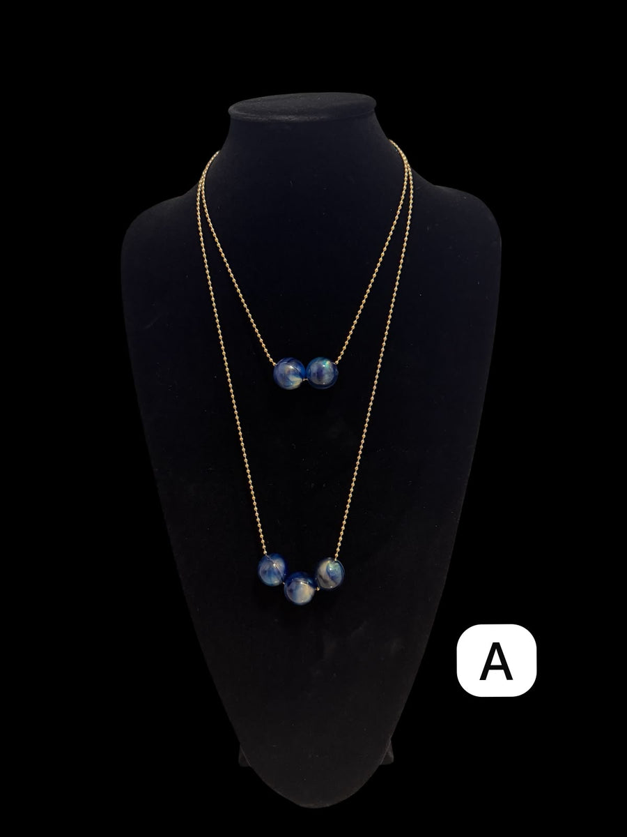 GUMBALL LAYERED NECKLACE SET