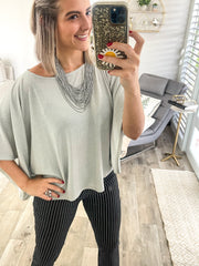 BLACK SILVER STRIPED PANTS