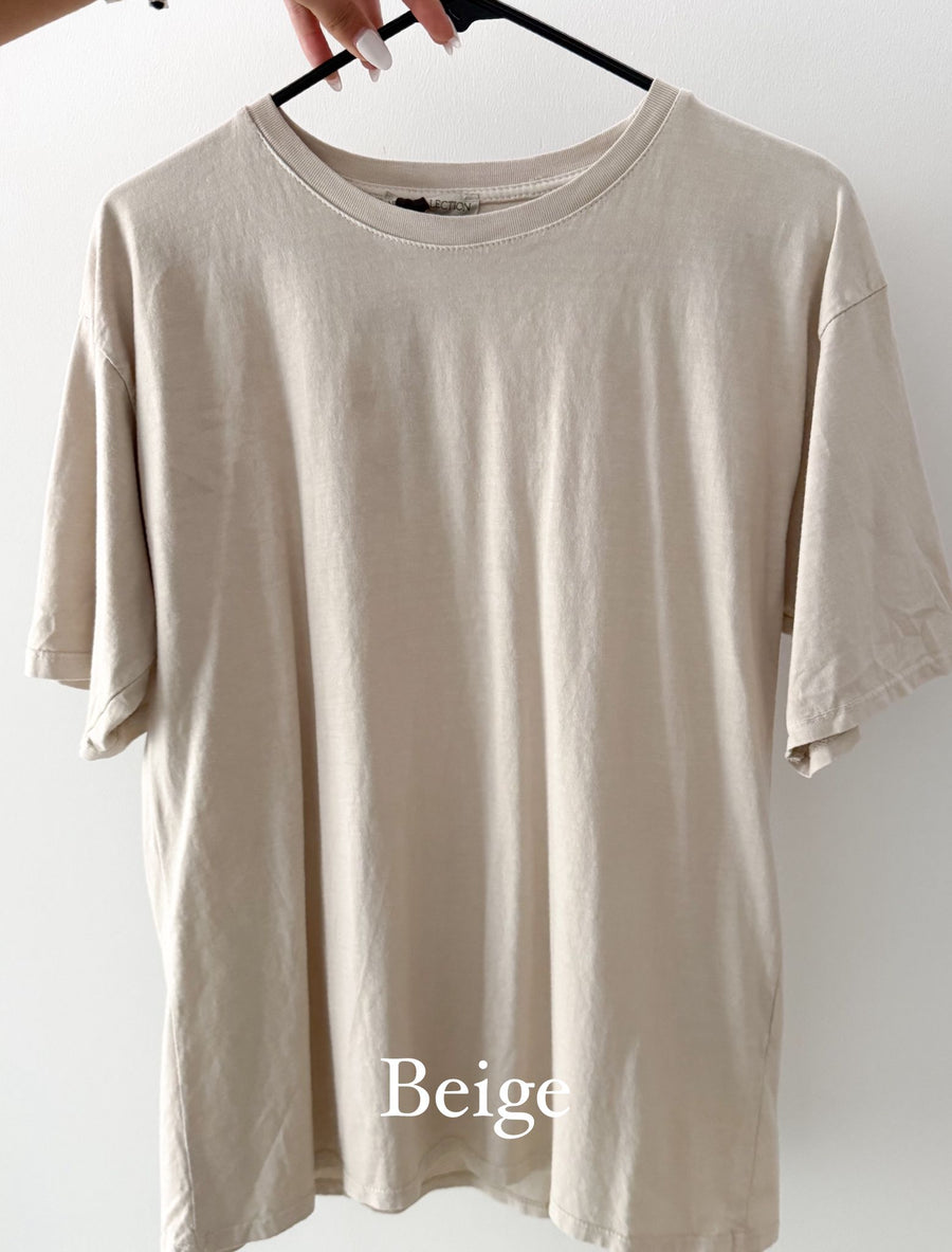 BASIC SOLID T-SHIRTS