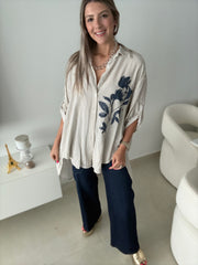 STRIPED TUNIC BLOUSES