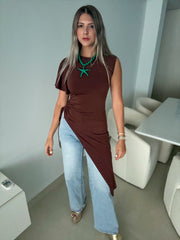 ASYMMETRIC BLOUSE