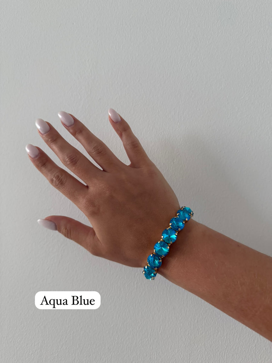 SWAROVSKI CRYSTAL ELASTIC BRACELET