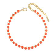 ELECTRIC ORANGE OAKLAND NECKLACE