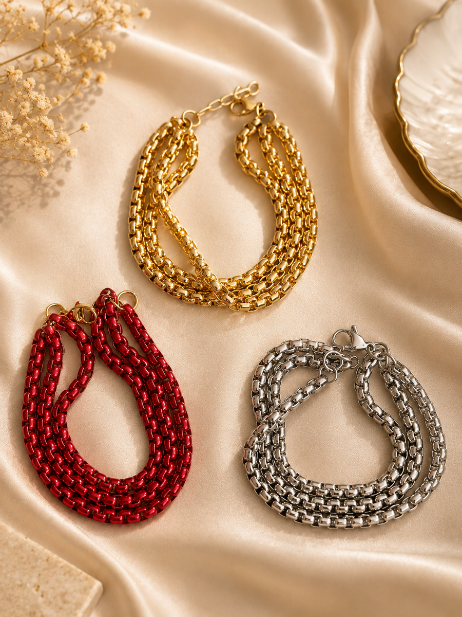 CHUNKY 3-LAYER BRACELET COLLAB