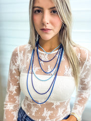DENIM LAYERED COLOR NECKLACES COLLAB