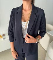 NAVY TAILORED BLAZER