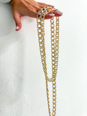 TWO TONE ALUMINUM NECKLACE