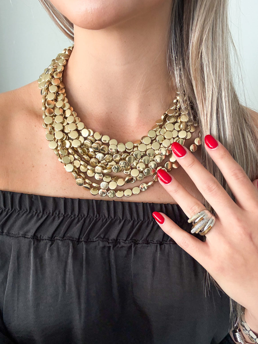 GOLD DOT NECKLACE