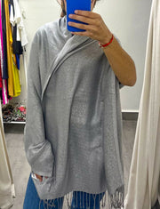 SILVER PASHMINA