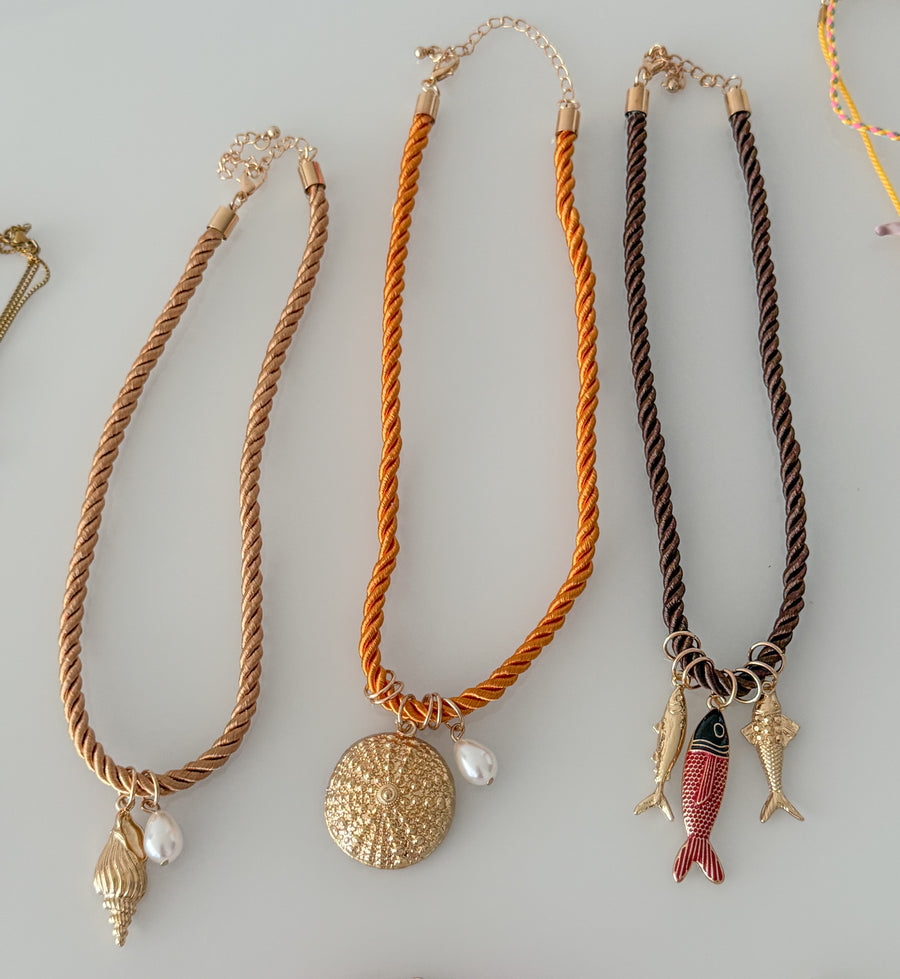 ROPE MARINE CHARM NECKLACE