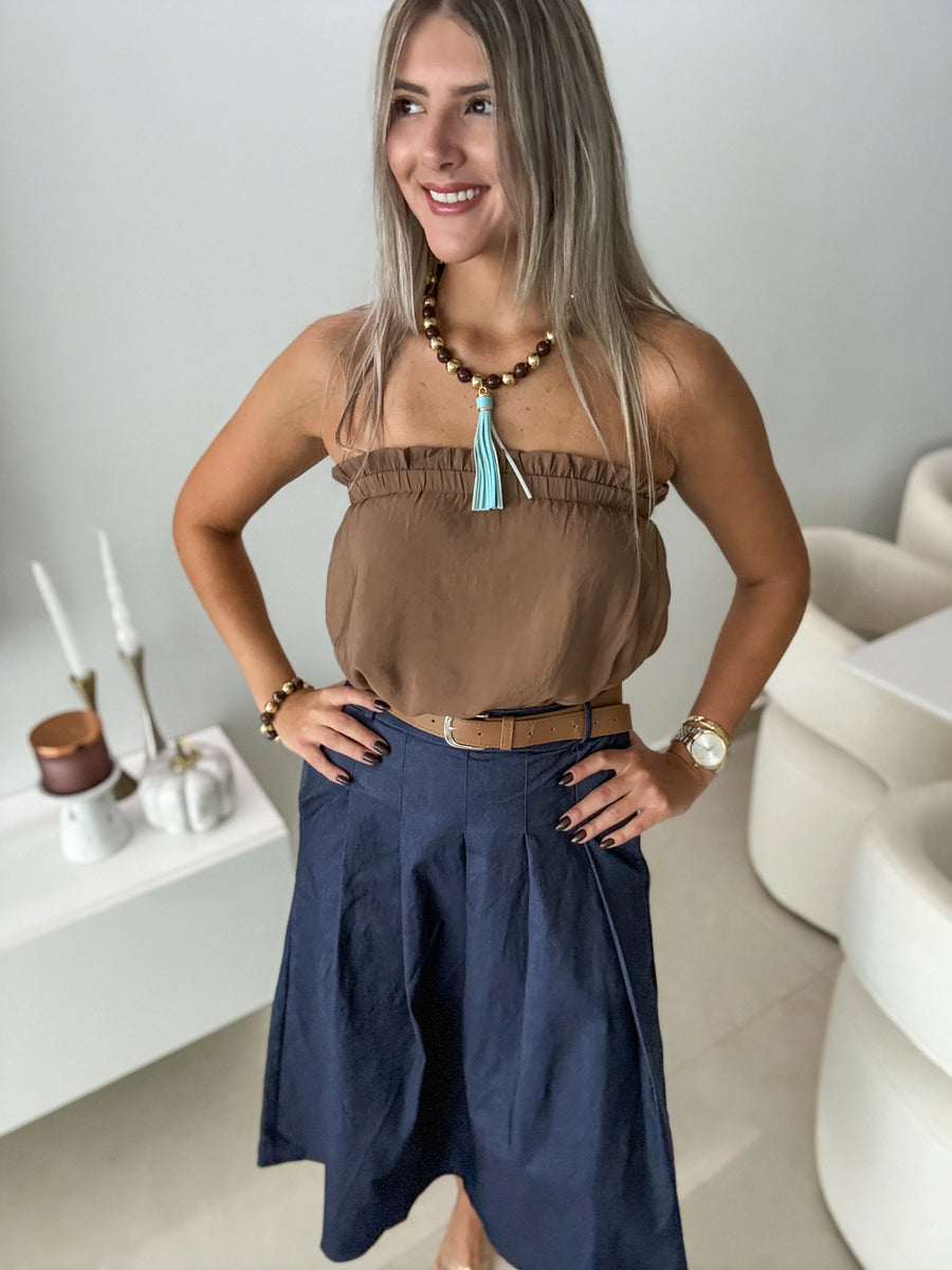 BUBBLE TUBE BLOUSE