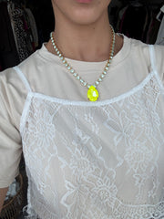 BEIGE LACE TSHIRT