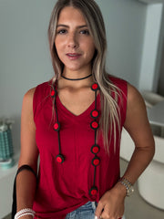 V-NECK SOFT TANK TOPS