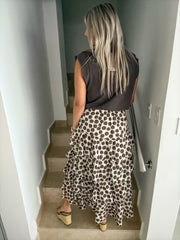 POLKA DOT RUFFLE SKIRT
