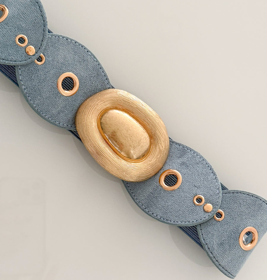 LIGHT DENIM BELT