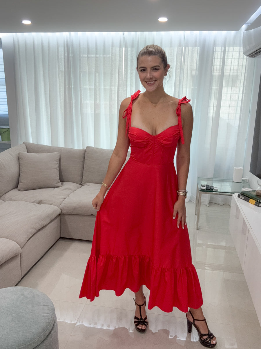 RED DREAMY DRESS