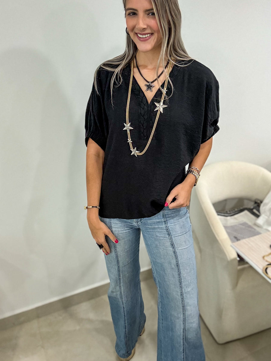 ROPE DETAIL COLLAR TUNIC