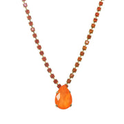 NEON ORANGE MILLI NECKLACE