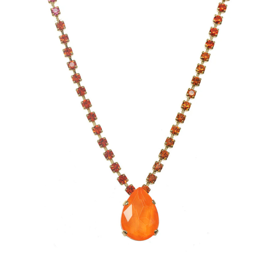 NEON ORANGE MILLI NECKLACE