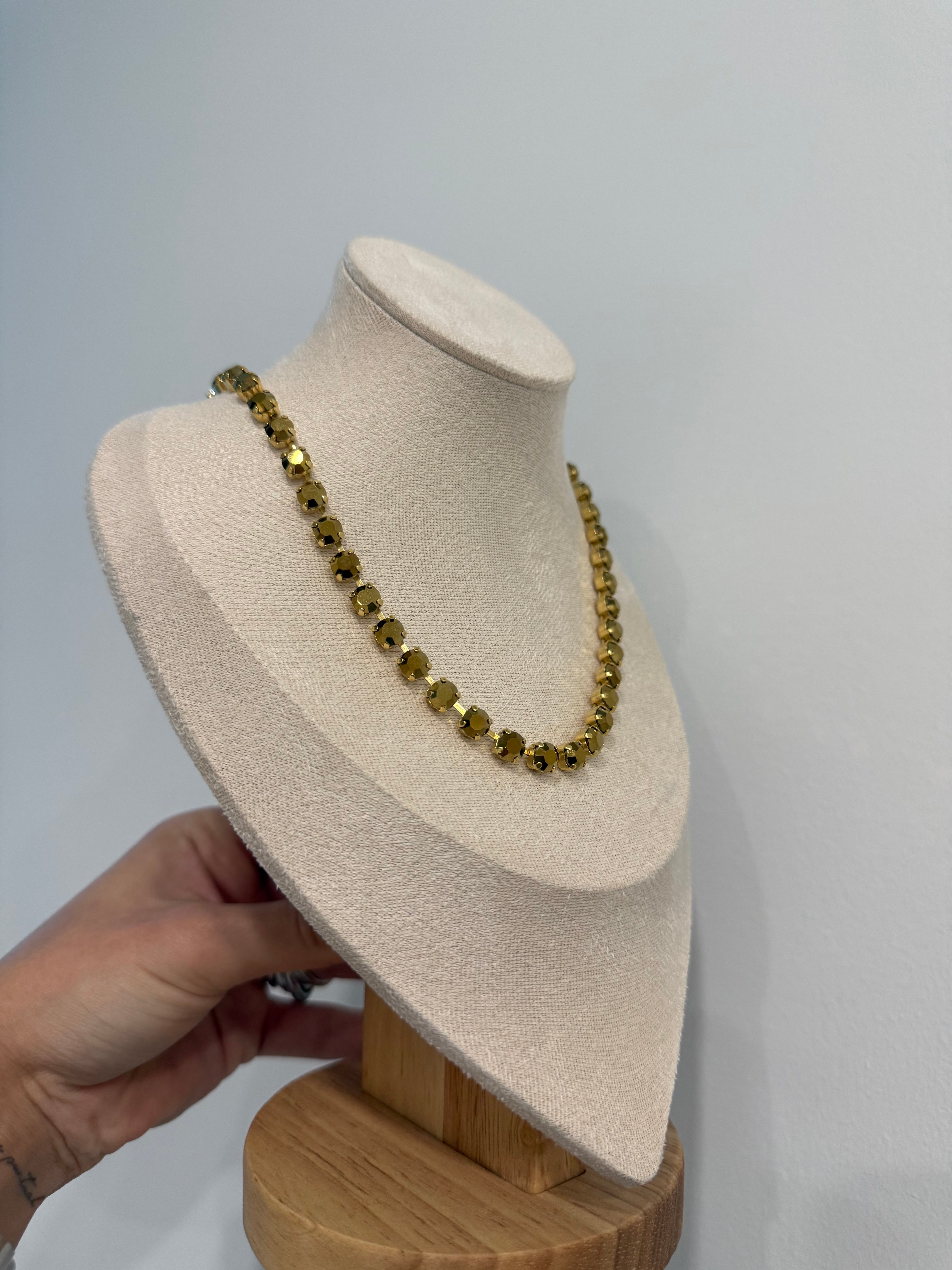 SARINA IN METALLIC GOLD