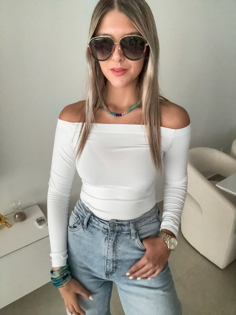 OFF SHOULDER BODYSUIT