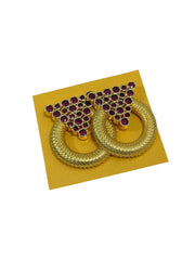 TRIANGLE ZIRCONIA EARRING