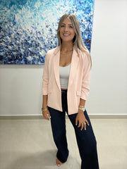 BLUSH PINK TAILORED BLAZER