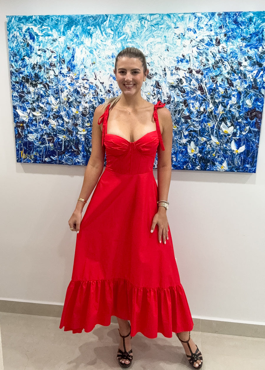 RED DREAMY DRESS